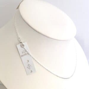 CHAÎNE PETITES MAILLES, ARGENT
