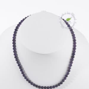 AMÉTHYSTE COLLIER BOULE 6 MM

