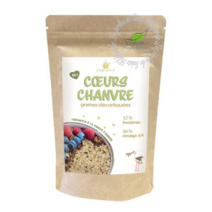graines de chanvre décortiquées bio France 200g