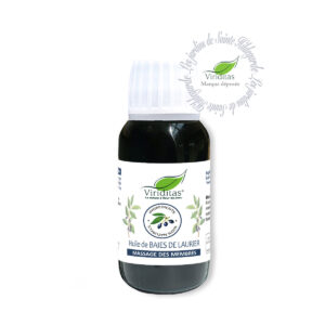 Huile de baies de laurier bio pour massage des membres et des articulations - 60ml