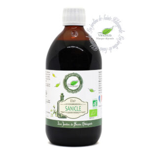 Élixir de sanicle bio 1 flacon de 500 ml, recommandé par sainte Hildegarde de Bingen