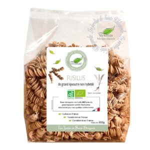 Pâtes fusillis bio de grand épeautre Oberkulmer bio non hybridé - Paquet de 500g