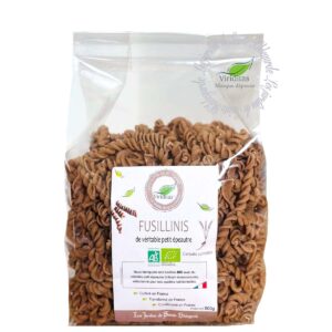 Fusillinis complets de véritable petit épeautre bio, sachet de 250g